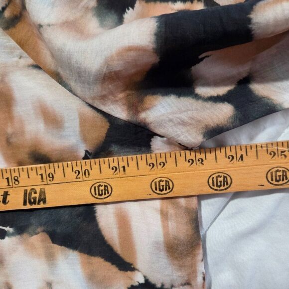 NWOT CLOTH AND STONE PRINTED CHINESE COLLAR BUTTON DOWN TOP SIZE L - Picture 15 of 16